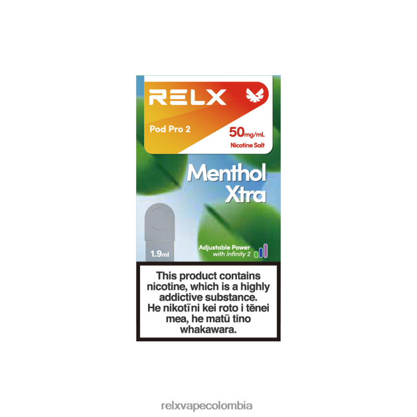 RELX Colombia - RELX pod pro 2 - 3 cápsulas 4XP480101 mentol extra