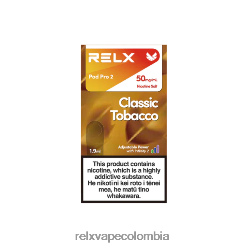 RELX Colombia - RELX pod pro 2 - 3 cápsulas 4XP480110 tabaco clasico