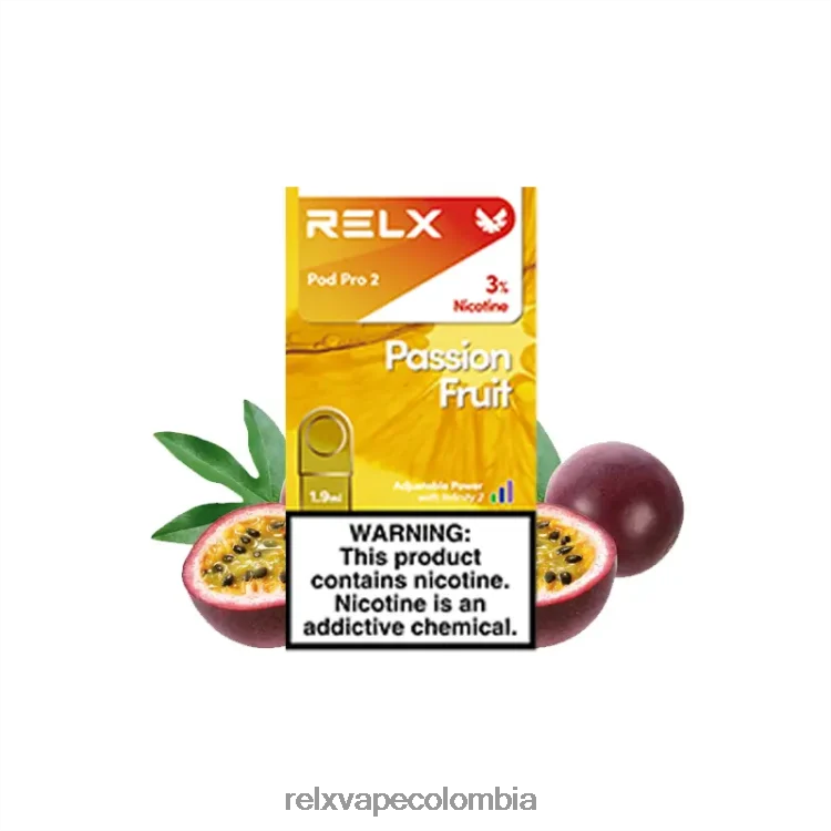 RELX Colombia - RELX pod pro 2 - 3 cápsulas 4XP48092 maracuyá