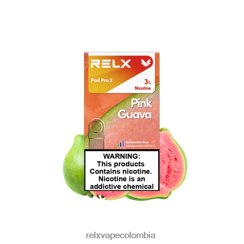 RELX Puntos De Venta - RELX pod pro 2 - 3 cápsulas 4XP480106 guayaba rosa