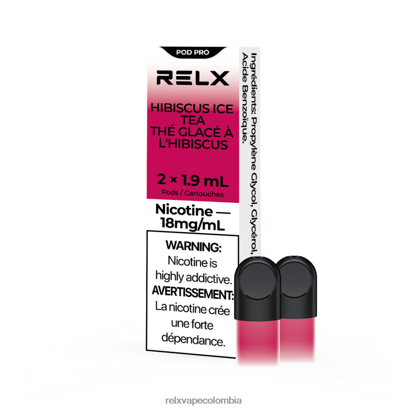 RELX Puntos De Venta - RELX vaina pro - 2 vainas 4XP48015 té helado de hibisco