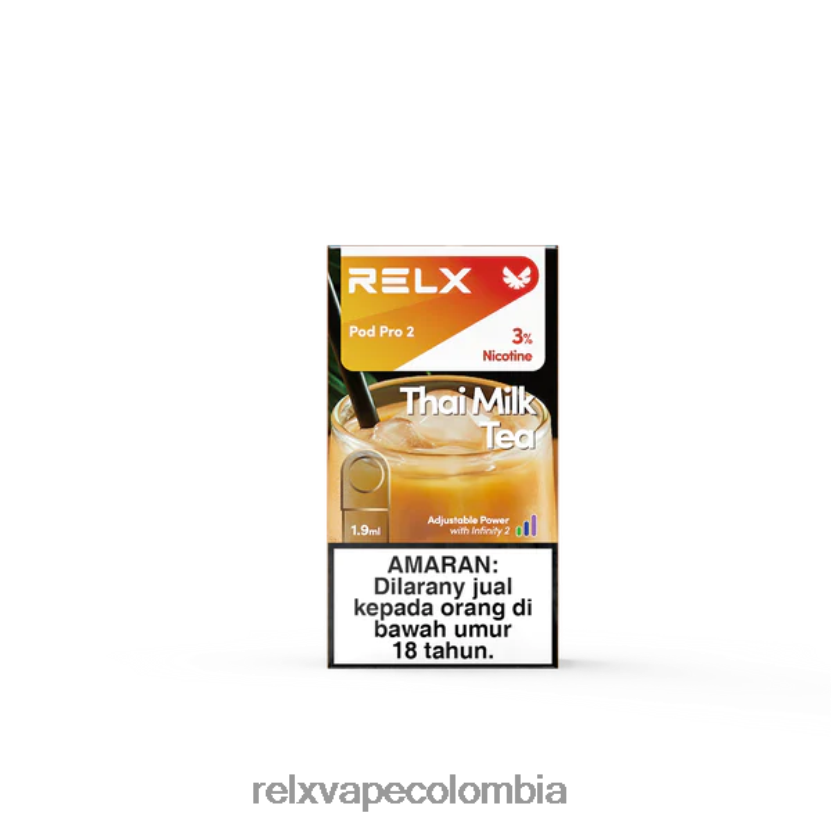 RELX Tiendas Bogota - RELX pod pro 2 - 3 cápsulas 4XP480117 té con leche tailandés