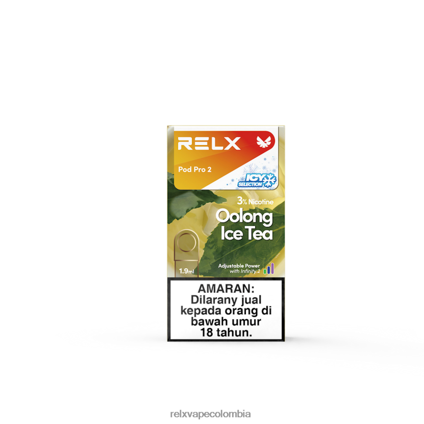 RELX Vape Bogotá - RELX pod pro 2 - 3 cápsulas 4XP480113 té helado oolong