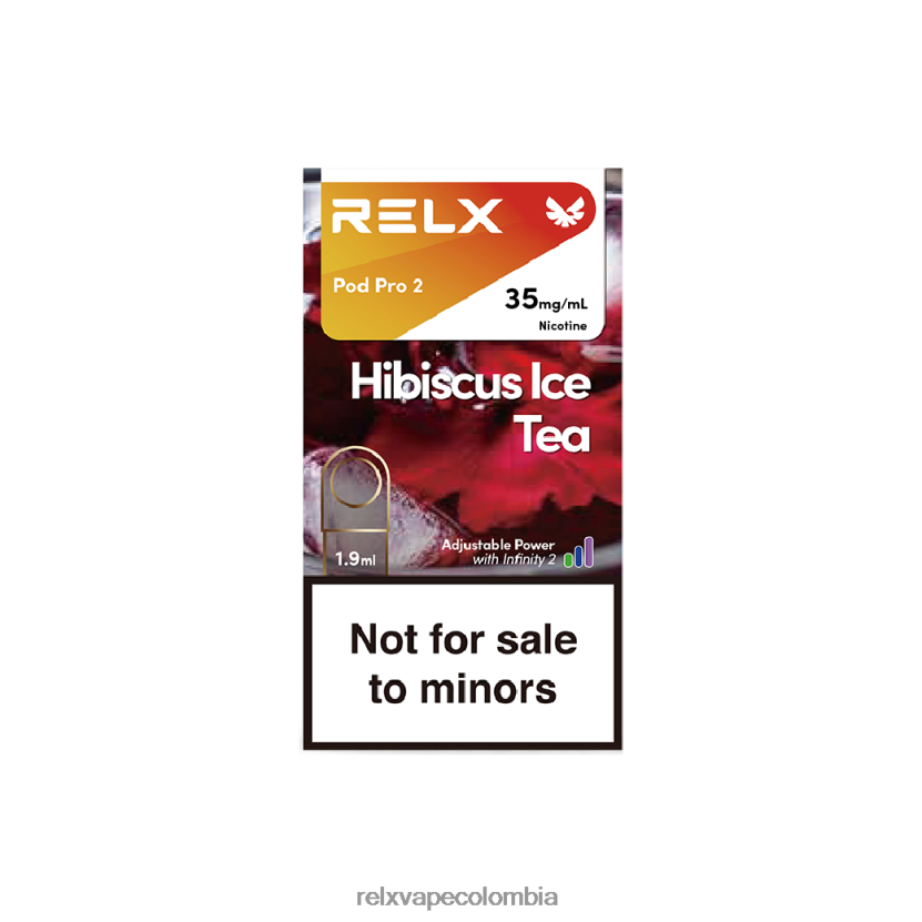 RELX Vape Colombia - RELX pod pro 2 - 3 cápsulas 4XP480111 té helado de hibisco