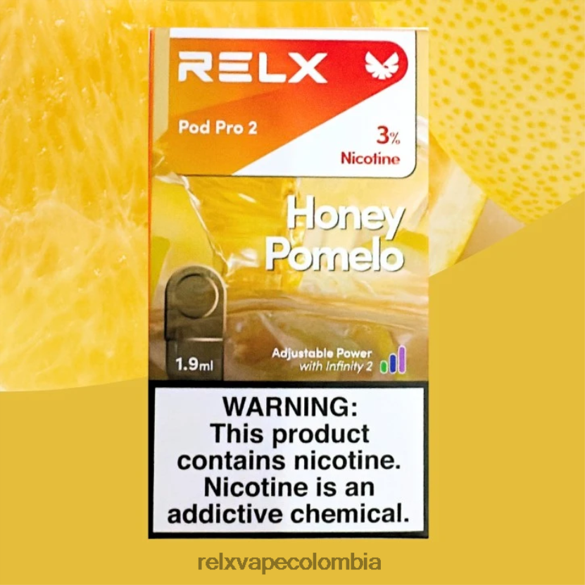 RELX Vape Colombia - RELX pod pro 2 - 3 cápsulas 4XP480120 pomelo de miel