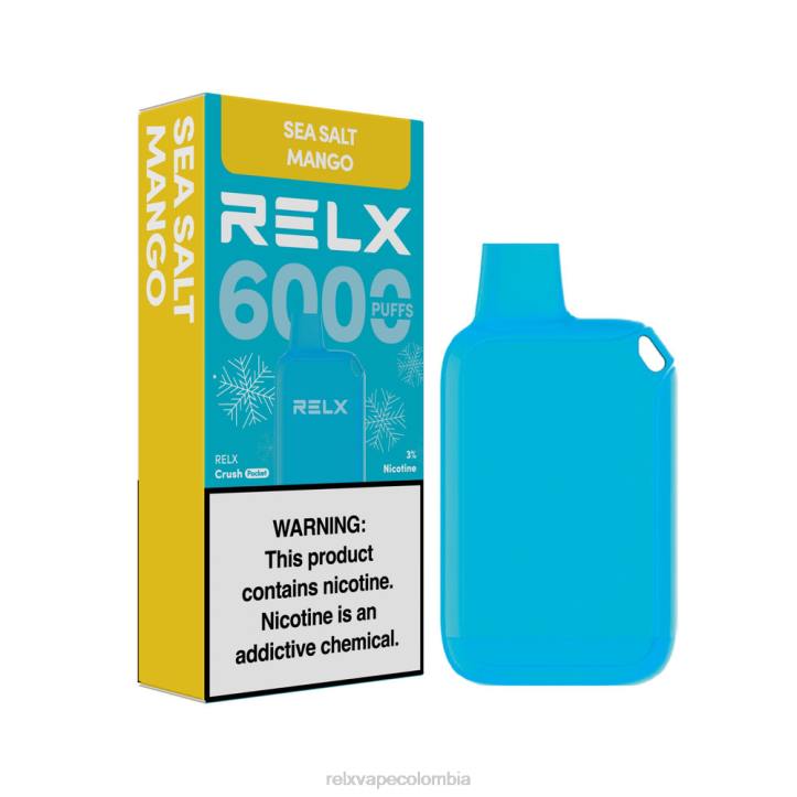 RELX Vape Bogotá | mango con sal marina RELX Crush Pocket 6000 helado NRT013