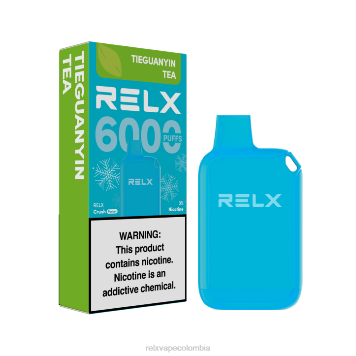 RELX Vape Bogotá | té tieguanyin RELX Crush Pocket 6000 helado NRT022