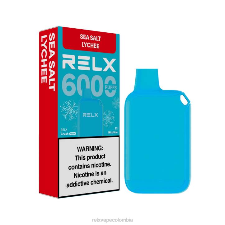 RELX Vape Medellin | lichi de sal marina RELX Crush Pocket 6000 helado NRT014