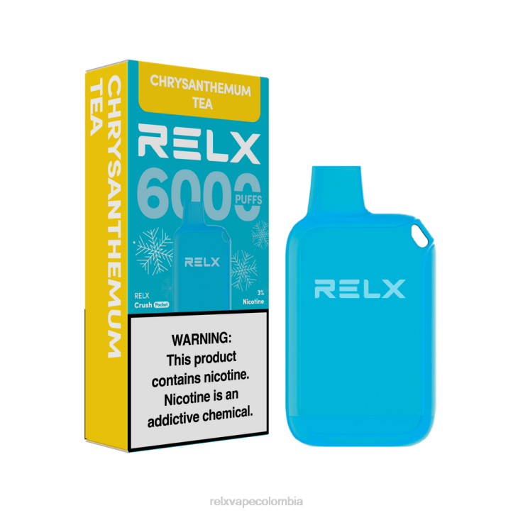 RELX Vape Precio Colombia | té de crisantemo RELX Crush Pocket 6000 helado NRT021