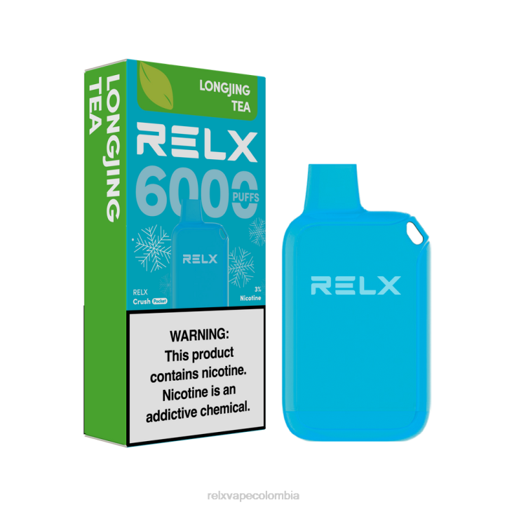 RELX Vape Precio | té longjing RELX Crush Pocket 6000 helado NRT09