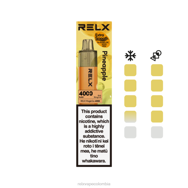 RELX Colombia | piña RELX MagicGo 4000 vaporizadores desechables NRT01