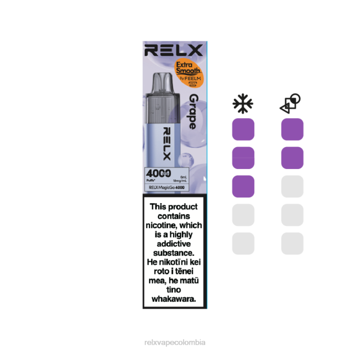 RELX Puntos De Venta | uva RELX MagicGo 4000 vaporizadores desechables NRT06