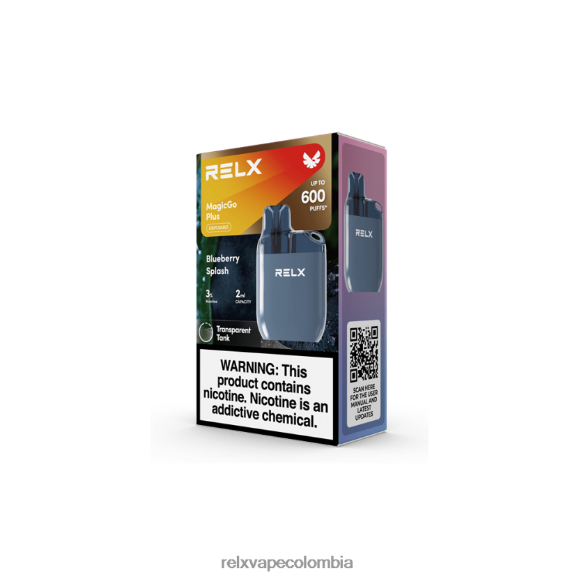 RELX Sabores Comprar - RELX MagicGo más sa600 4XP48053 chapoteo de arándanos